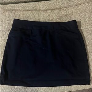 Croft & Barrow navy blue mini skort